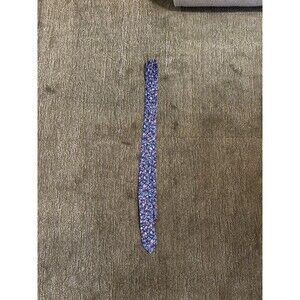 Penguin Floral Pattern Tie – Dark Blue